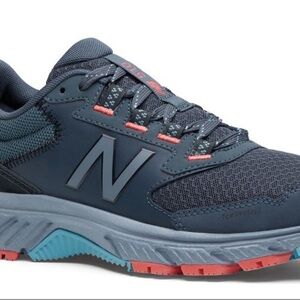 New Balance Charcoal and Coral Athletic Shoes